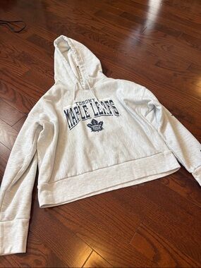 Toronto Maple Leafs NHL Gray Pullover Hoodie